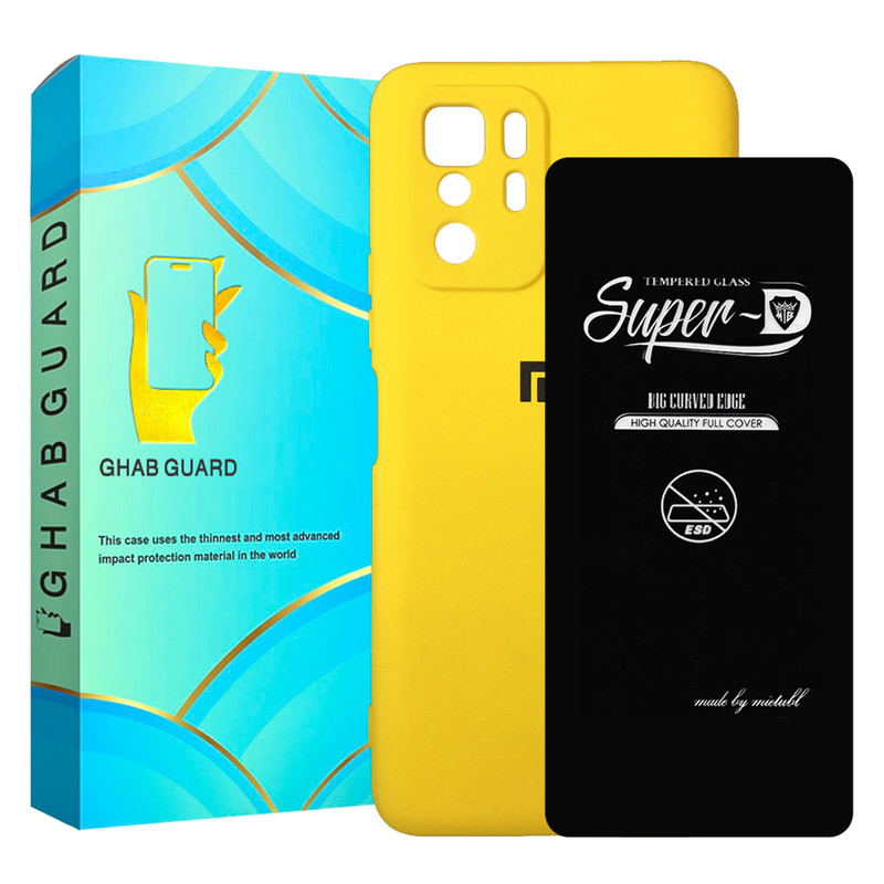  کاور قاب گارد مدل SILICONSUPERD مناسب برای گوشی موبایل شیائومی Poco X3 GT به همراه محافظ صفحه نمایش