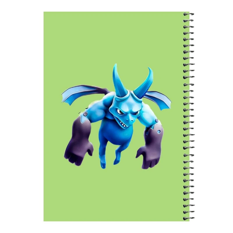 دفتر مشق 80 برگ اس جی مدل کلش رویال کد۵   