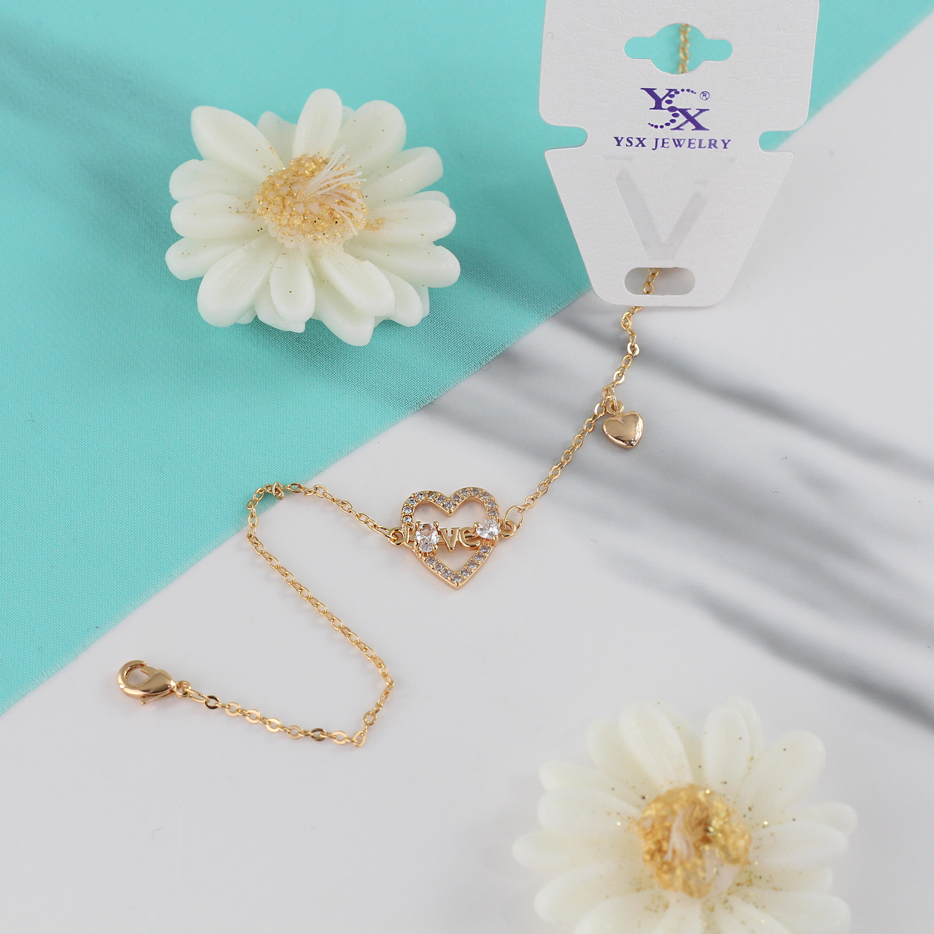 پابند زنانه وای اس ایکس مدل قلب کد M149