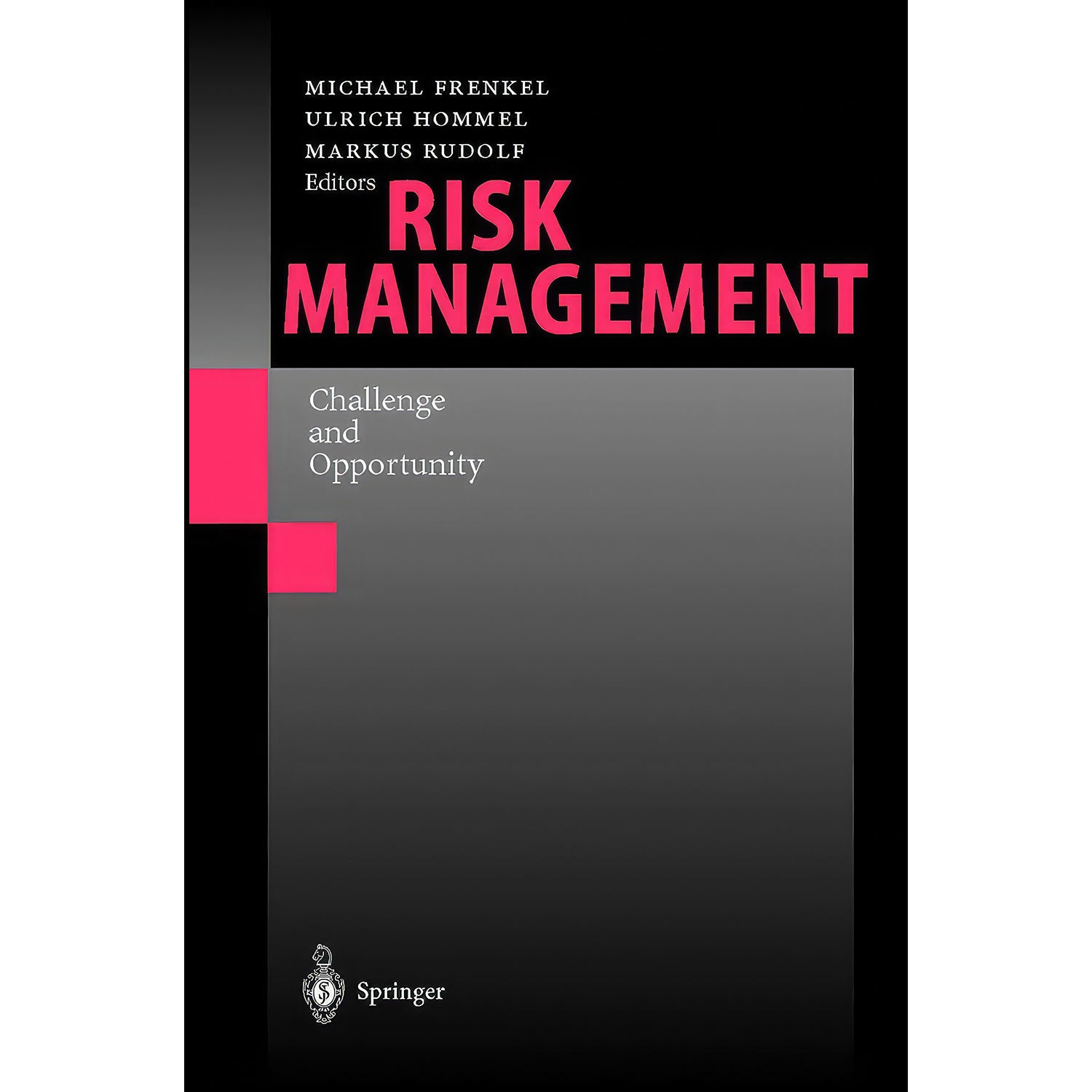 کتاب Risk Management اثر جمعي از نويسندگان انتشارات Springer Nature