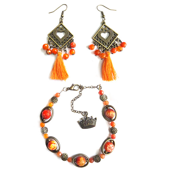 نیم ست زنانه مدل عقیق