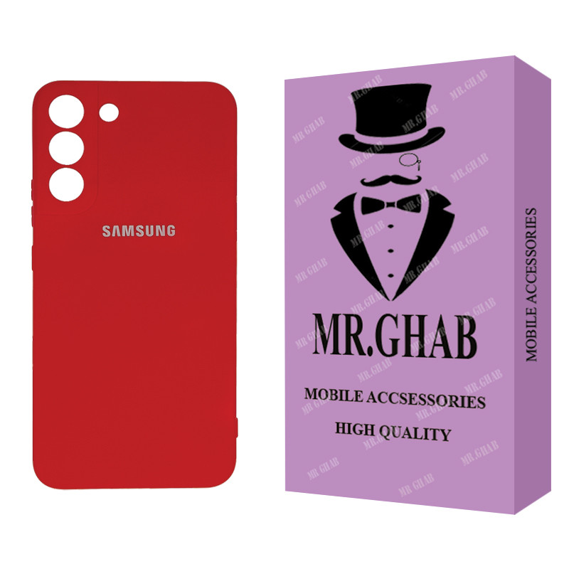 کاور مستر قاب مدل سیلیکونی مناسب برای گوشی موبایل سامسونگ Galaxy S22 plus 5G
