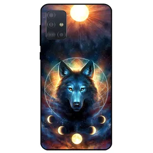Megafone Wolf and Moon 8006 Cover For Samsung Galaxy A51