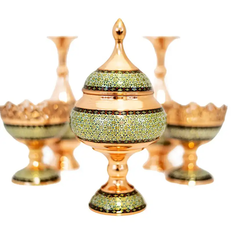 ست هدیه آرا هنر فاخر ایرانی مدل V238 مجموعه 5 عددی