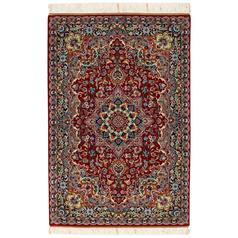 فرش دستباف یک و نیم متری شرکت سهامی فرش ایران کد 417298