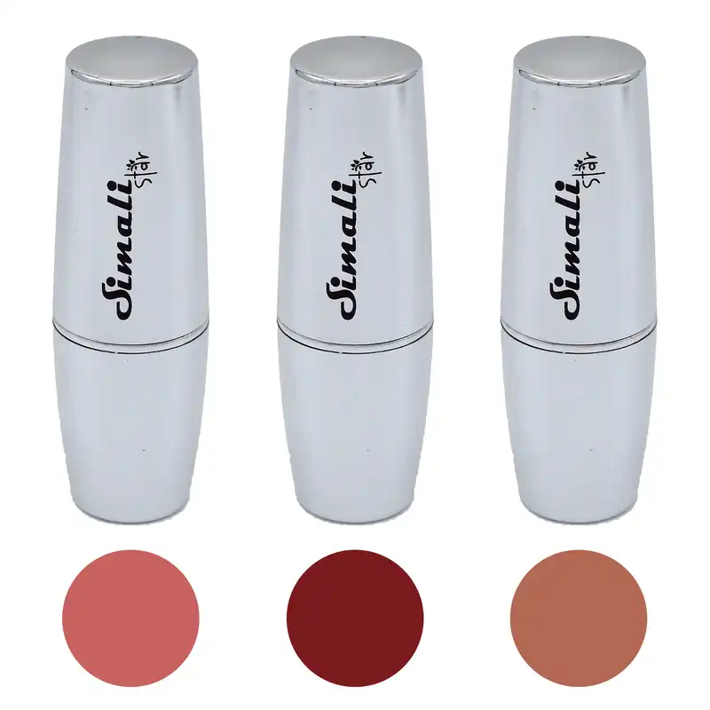 رژ لب جامد سیمالی استار کد 20 مجموعه سه عددی