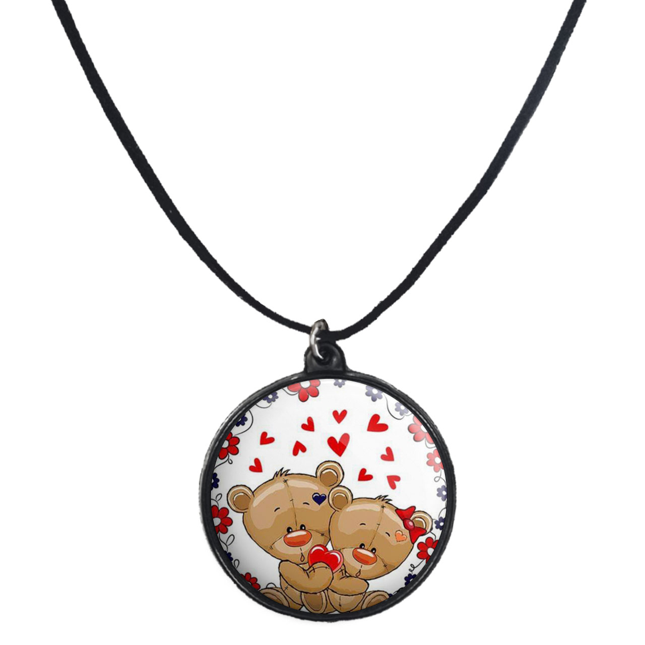 گردنبند پرمانه طرح عاشقانه کد pmb.7100 مدل دو طرفه