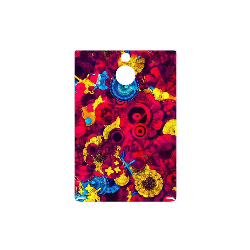 برچسب پوششی ماهوت مدل Vector Flower Garden Digital Art مناسب برای گوشی موبایل بلک بری Passport Silver Edition