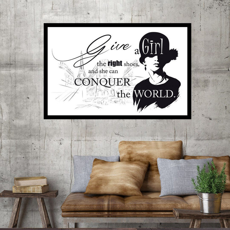 تابلو بکلیت طرح جمله ی انگیزشی دخترانه مدل B-15333