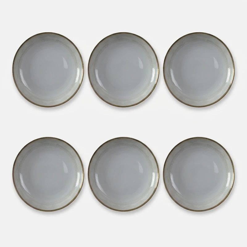 بشقاب خورش خوری لورین مدل گود 21 دلناز بسته 6 عددی