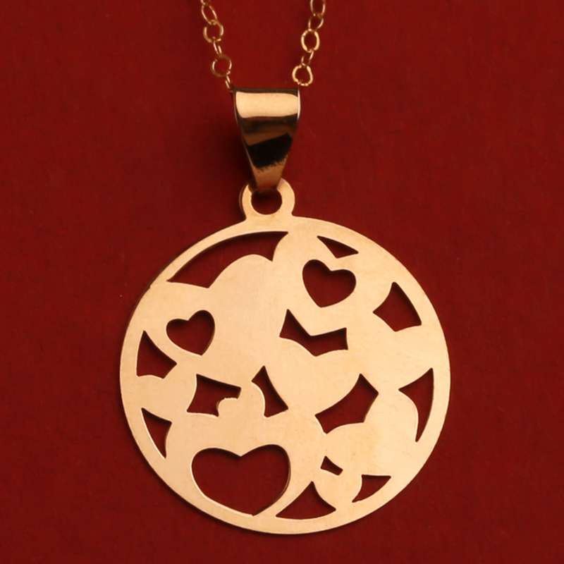 گردنبند نقره زنانه مدل h551