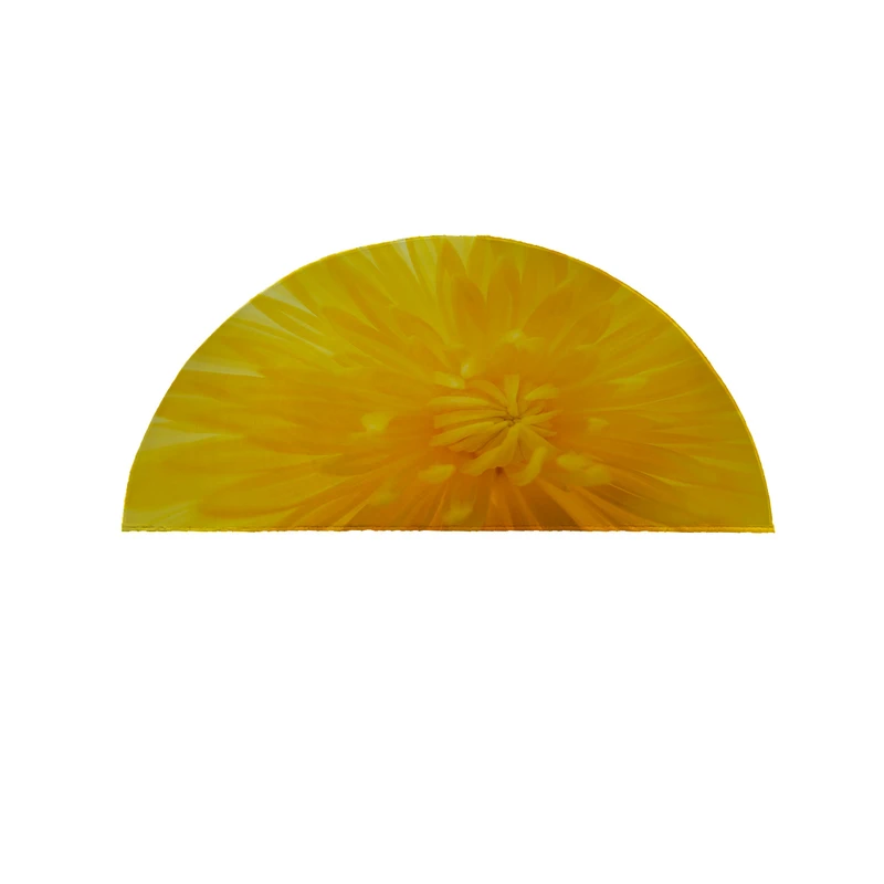 پادری مدل نیم دایره طرح گل کد 8327 سایز 90×45 سانتی متر