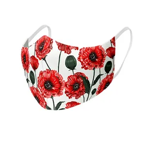 ماسک پارچه‌ ای راویتا مدل گل 1050
