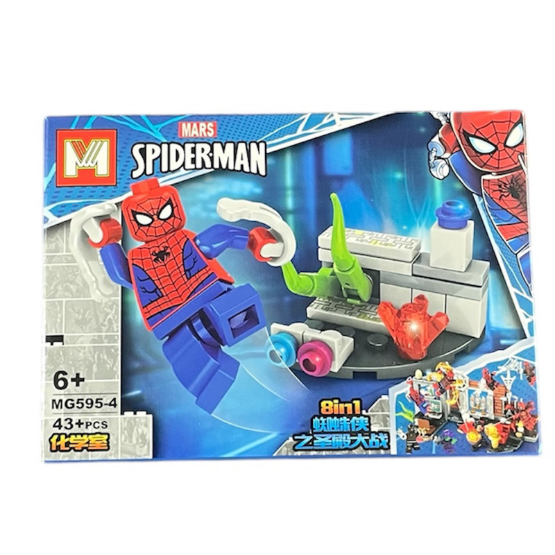 ساختنی مدل مردعنکبوتی ۴۳ قطعه SPIDERMAN