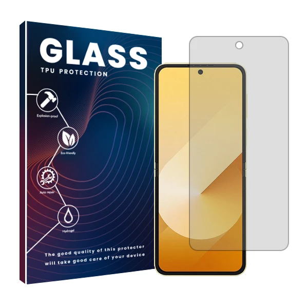 محافظ صفحه نمایش شفاف گلس مدل Resistant مناسب برای گوشی موبایل سامسونگ Galaxy Z Flip6
