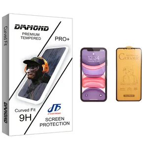 JF Diamond glass Ceramics Screen Protector For Apple اپل iPhone 11