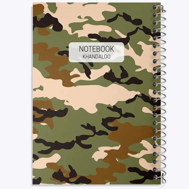 دفتر شطرنجی 50 برگ خندالو مدل چریکی کد N596