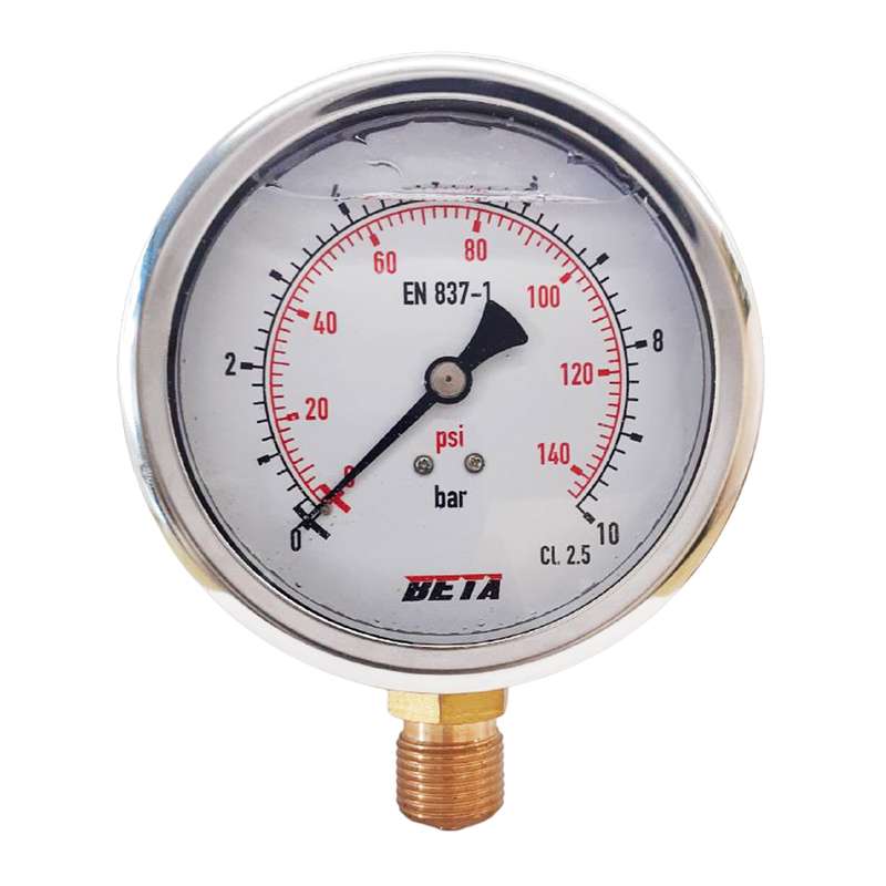 گیج فشار بتا مدل 10bar-10cm-L