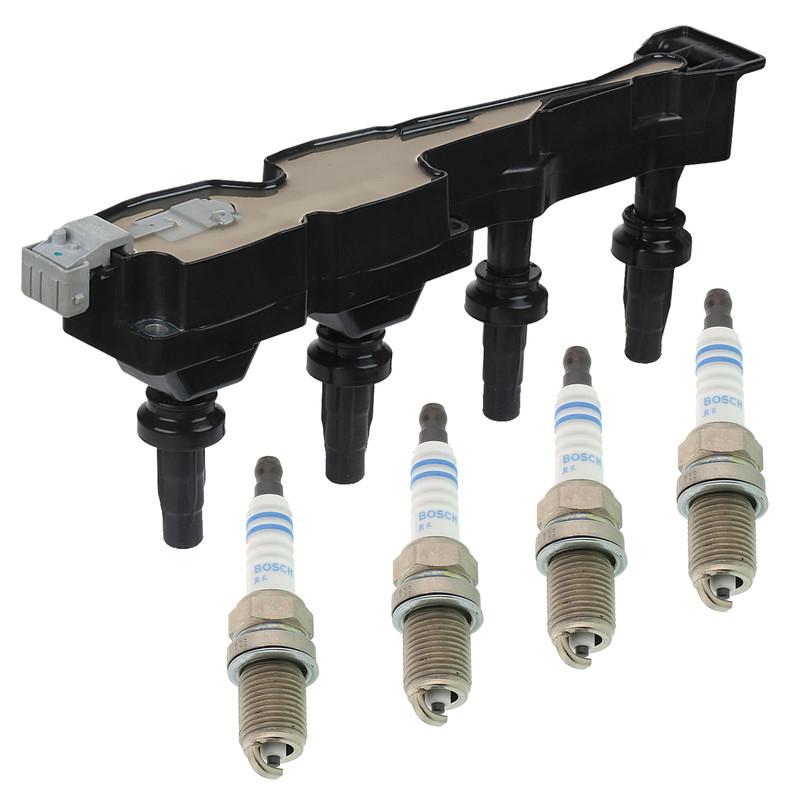 کوئل و شمع پژو مدل PEU206 مجموعه 5 عددی مناسب برای پژو 206 تیپ 5