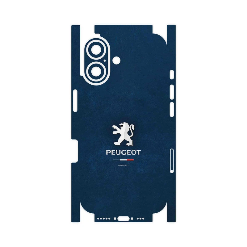 برچسب پوششی ماهوت مدل Peugeot_Logo-FullSkin مناسب برای گوشی موبایل اپل iPhone 16