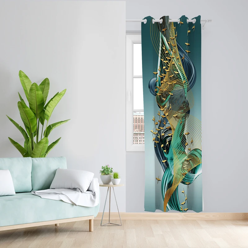 پرده مدل مخمل پانچی کد 2507 z سایز 140x200 سانتی متر