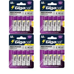 Gigacell Max Power AAA Battery Pack Of 16