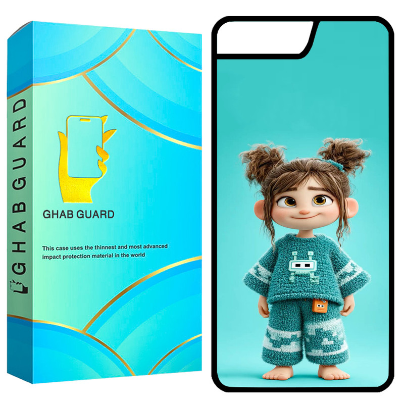 کاور قاب گارد طرح دختر مدل GCHP7P مناسب برای گوشی موبایل اپل iPhone 7 Plus / 8 Plus