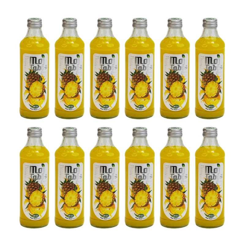 نوشیدنی آناناس مجتبی - 330 میلی لیتر بسته 12 عددی