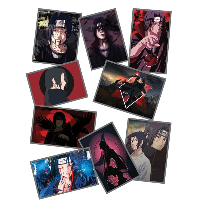 استیکر لپ تاپ طرح ناروتو مدل ایتاچی کد 2021 مجموعه 9 عددی