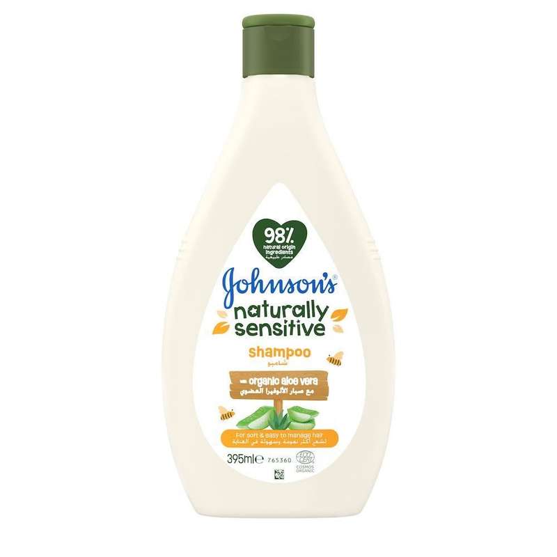 شامپو مو کودک جانسون مدل Naturally Sensitive حجم 395 میلی لیتر شامپو مو کودک جانسون مدل Naturally Sensitive حجم 395 میلی لیتر