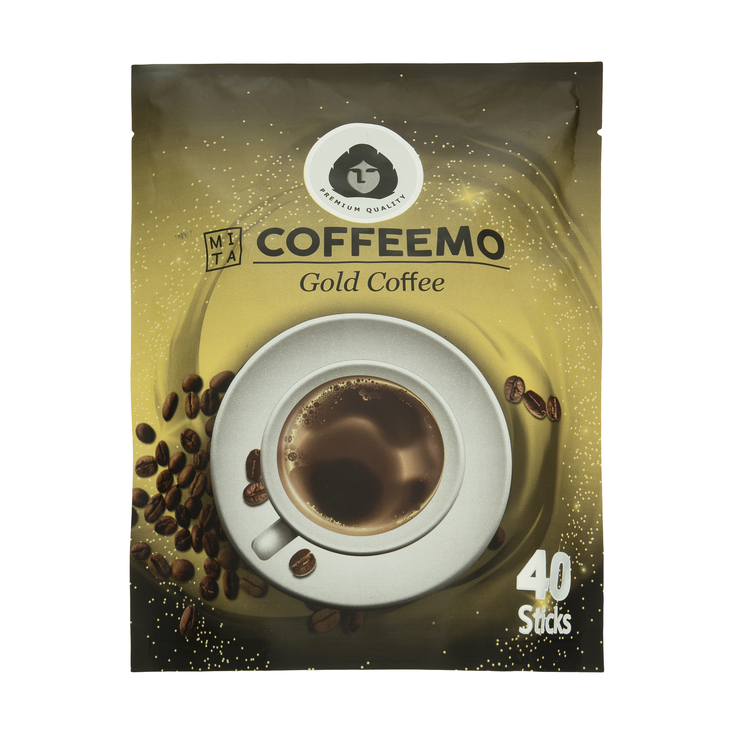 پودر قهوه فوری گلد کافیمو - 40 ساشه 2 گرمی