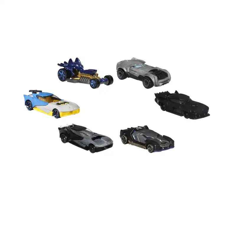 ماشین بازی هات ویلز مدل Batman Character Cars کد HBY35 مجموعه 6 عددی
