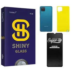 Atouchbo Shiny Screen Protector For samsung a12 With Back Protector
