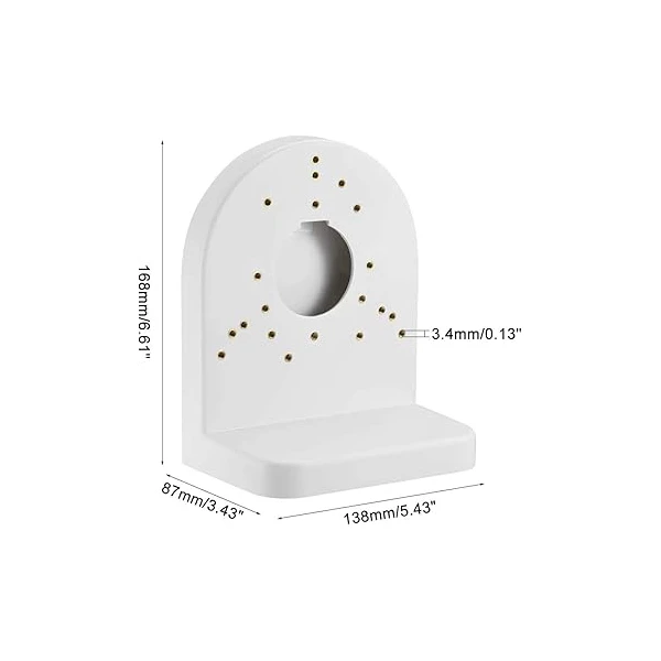عکس شماره 6 : پایه دیواری دوربین مداربسته دام مدل l پلاستیکی