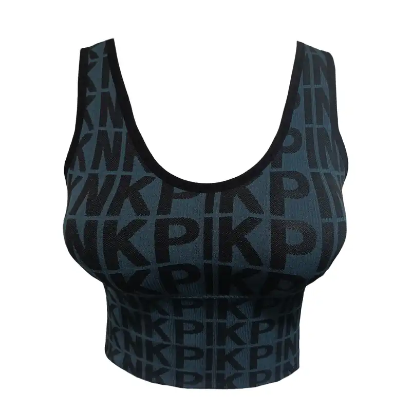 نیم تنه ورزشی زنانه مدل PINK کد BL