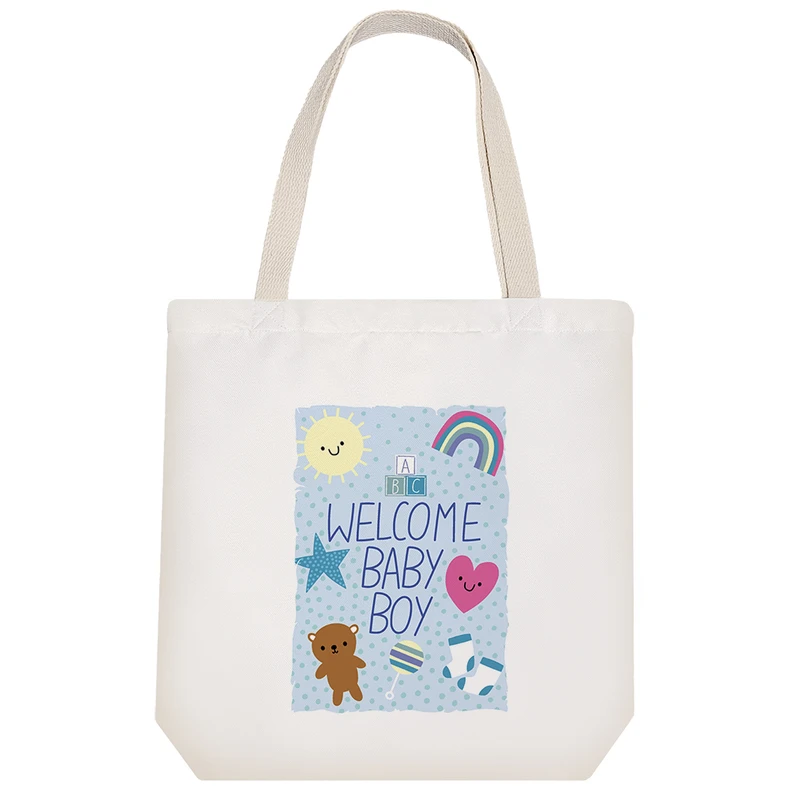 ساک خرید خندالو مدل تعیین جنسیت پسر کد H1804