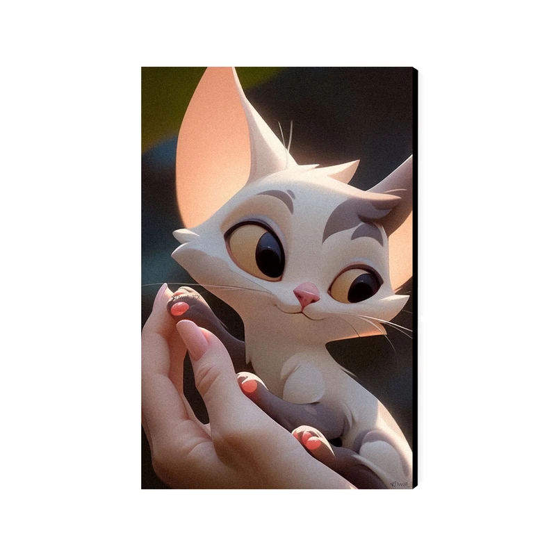 تابلو شاسی عرش مدل فانتزی گربه کد As4623