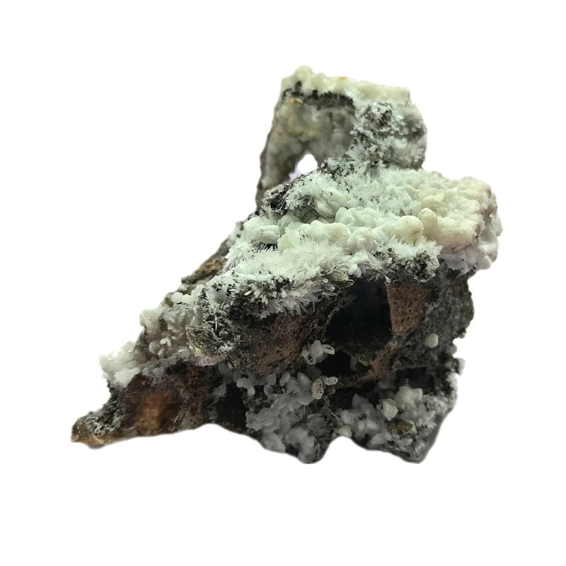 عکس شماره 7 : سنگ راف مدل کوارتز هم رشدی با کلسیت کد 413