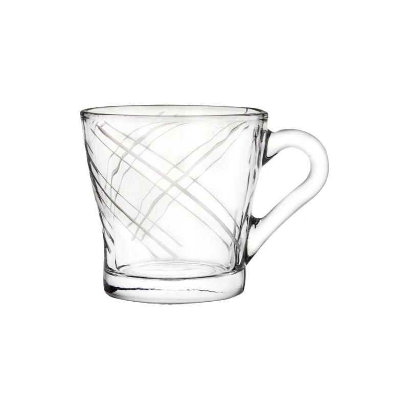 فنجان بلینک مکس مدل کروم طرح خطی بسته 6 عددی 