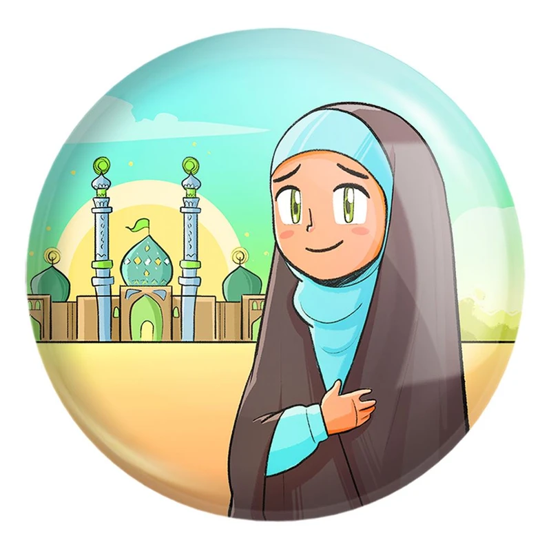 پیکسل خندالو طرح نیمه شعبان کودکانه کد 25543 مدل بزرگ