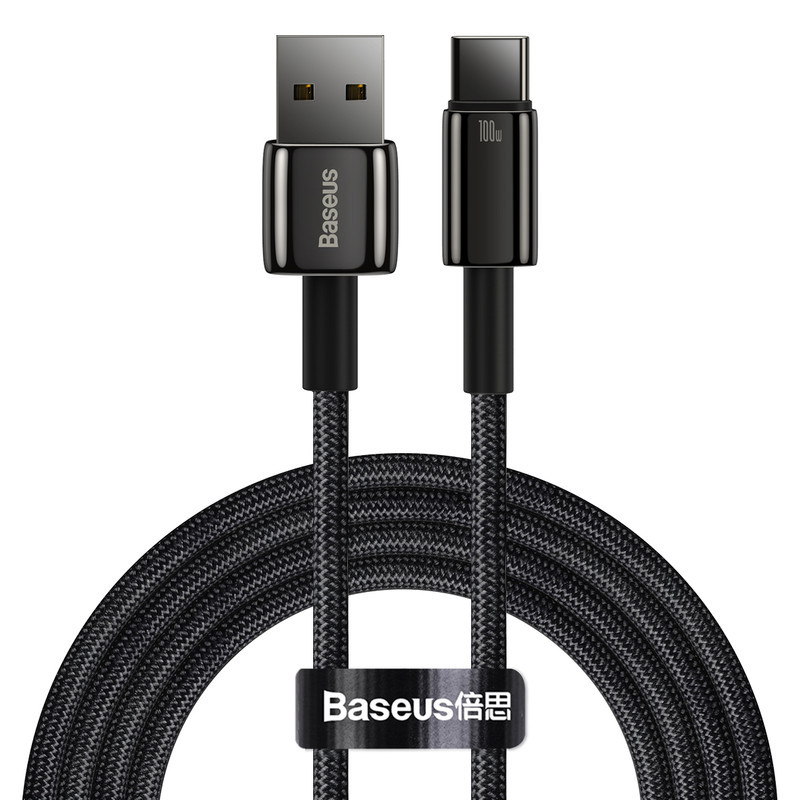 کابل USB به USB-C باسئوس مدل Tangstan New Pack طول 2 متر