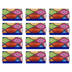 جعبه گوشواره مدل شکوفه مجموعه 12 عددی