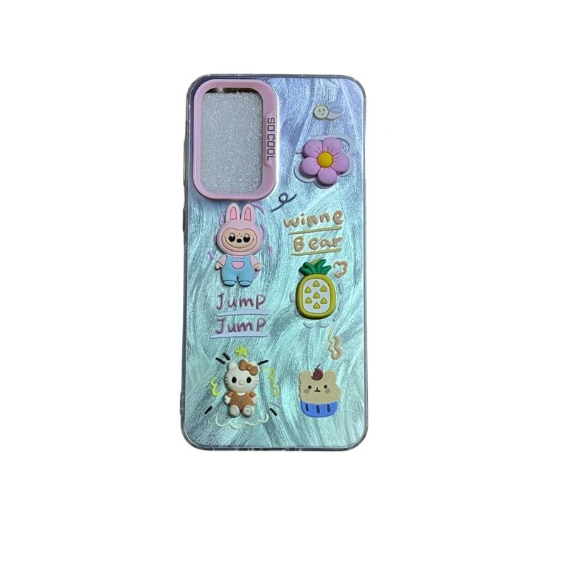 کاور مدل سوکول طرح عروسک برجسته Labubu12 مناسب برای گوشی موبایل سامسونگ Galaxy A05S