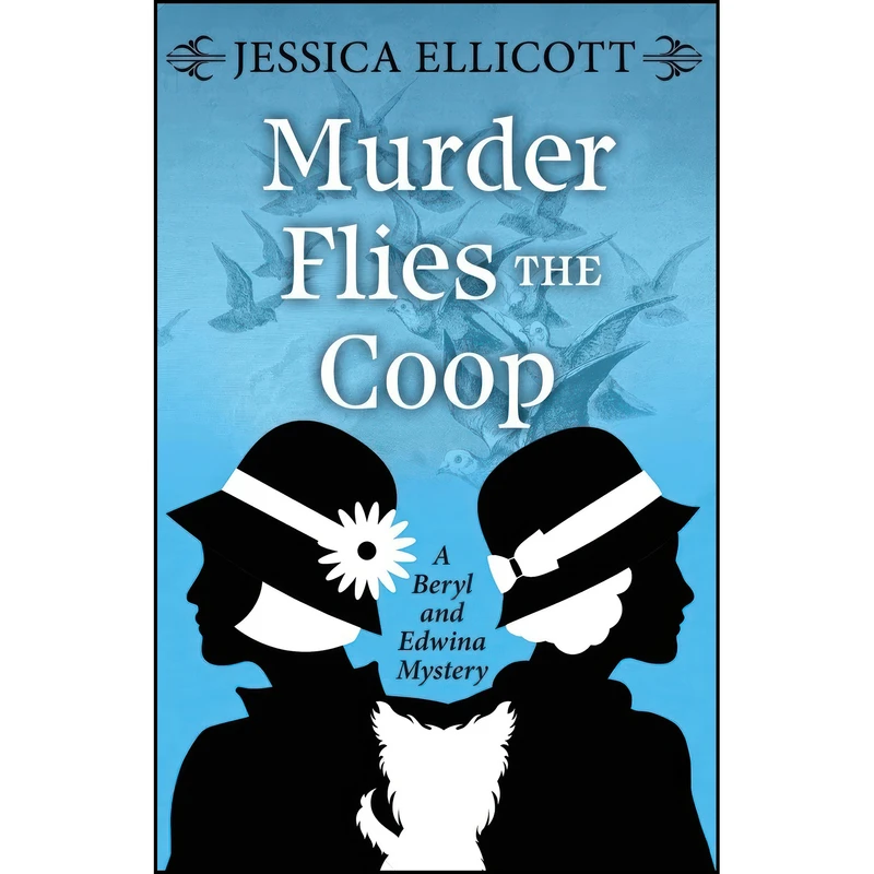 کتاب Murder Flies the Coop  اثر Jessica Ellicott انتشارات Kennebec Large Print