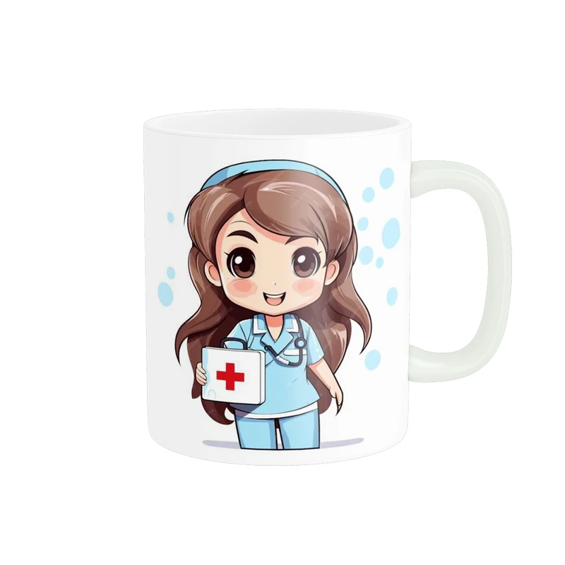 ماگ پادآفرین مدل روز پرستار مبارک کد p1753