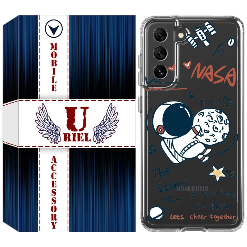 کاور یوریل مدل Clear کد 27 طرح ناسا مناسب برای گوشی موبایل سامسونگ Galaxy S21 FE