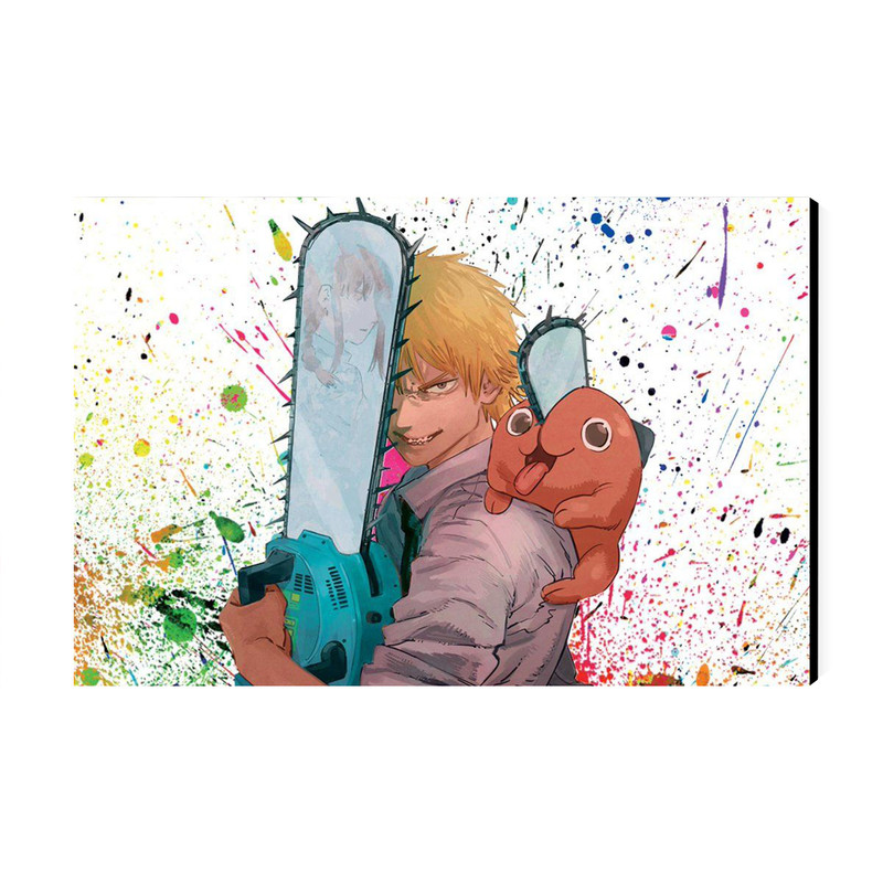 تابلو شاسی عرش مدل انیمه مرد اره ای Chainsaw Man کد As1490