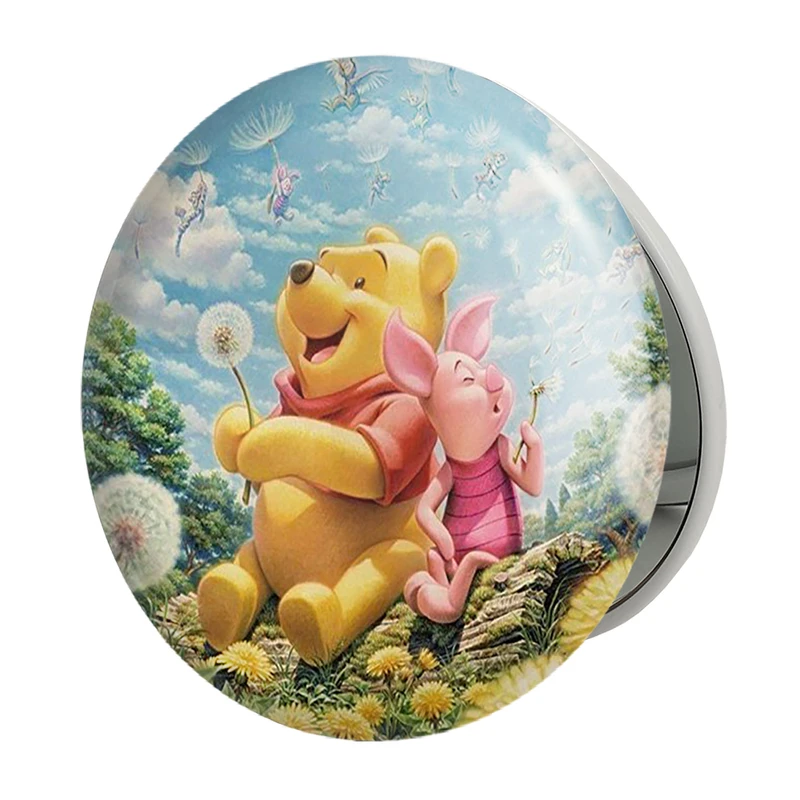 آینه جیبی خندالو طرح خرس پو Winnie The Pooh مدل تاشو کد 1590 