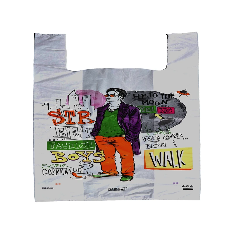 کیسه خرید کوالا مدل فشن بویز بسته 50 عددی