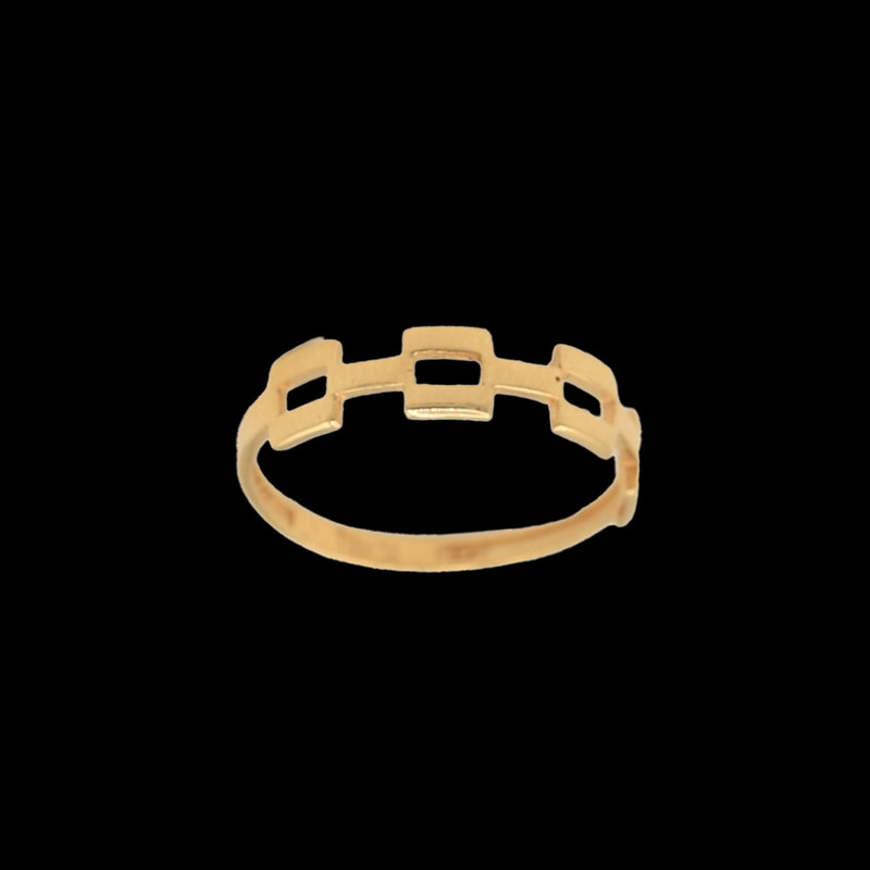 انگشتر طلا 18 عیار زنانه ناریا مدل  ELARIS کد AB-21-13  سایز 53